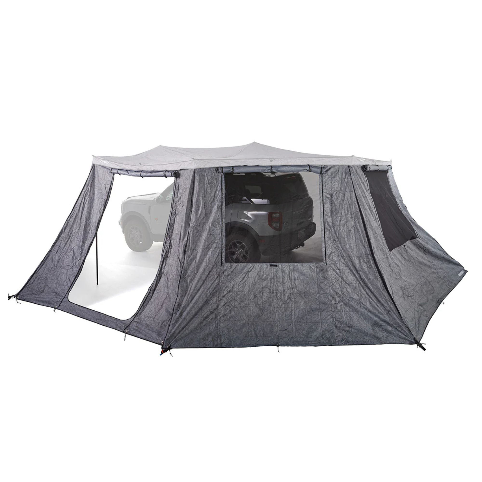 Yakima OverNOut 270 XL LH Full Wall Kit Awning Accessory with Door Panel, Gray - VMInnovations