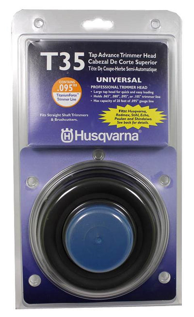 Husqvarna 537388101 Universal T35 Tap Advance Trimmer Head .095" Line - Open Box