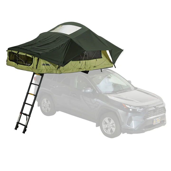 Yakima SkyRise HD Heavy Duty 4 Season Rooftop Tent, Mattress for 2 People, Green