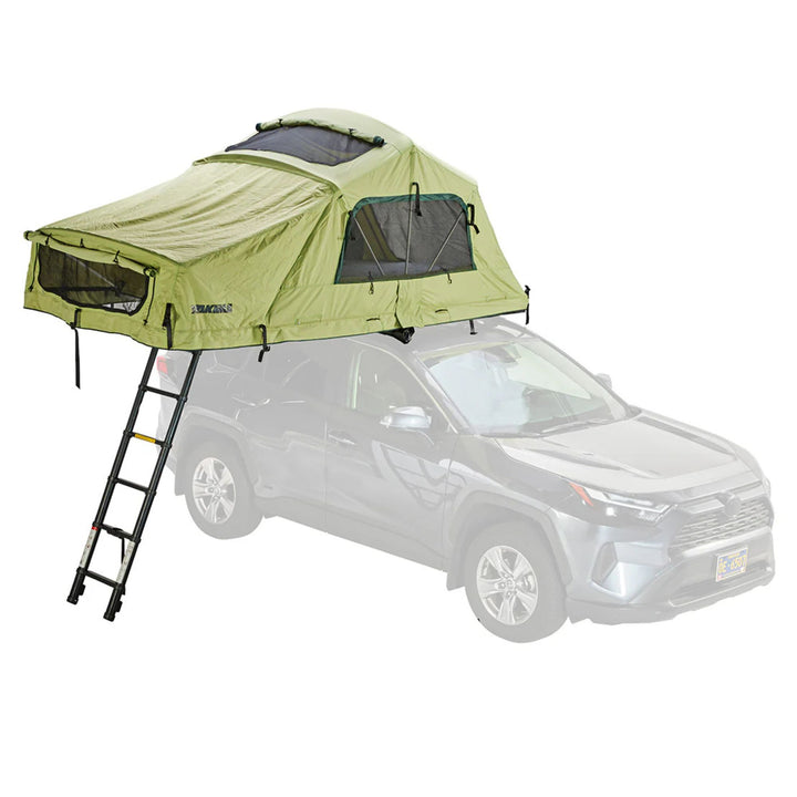 Yakima SkyRise HD Heavy Duty 4 Season Rooftop Tent, Mattress for 2 People, Green