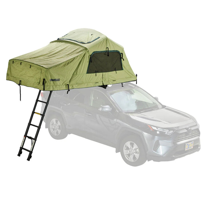 Yakima SkyRise HD Heavy Duty 4 Season Rooftop Tent, Mattress for 2 People, Green