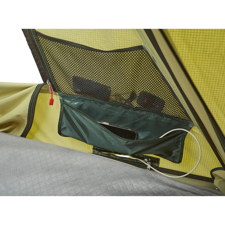 Yakima SkyRise HD Heavy Duty 4 Season Rooftop Tent, Mattress for 2 People, Green