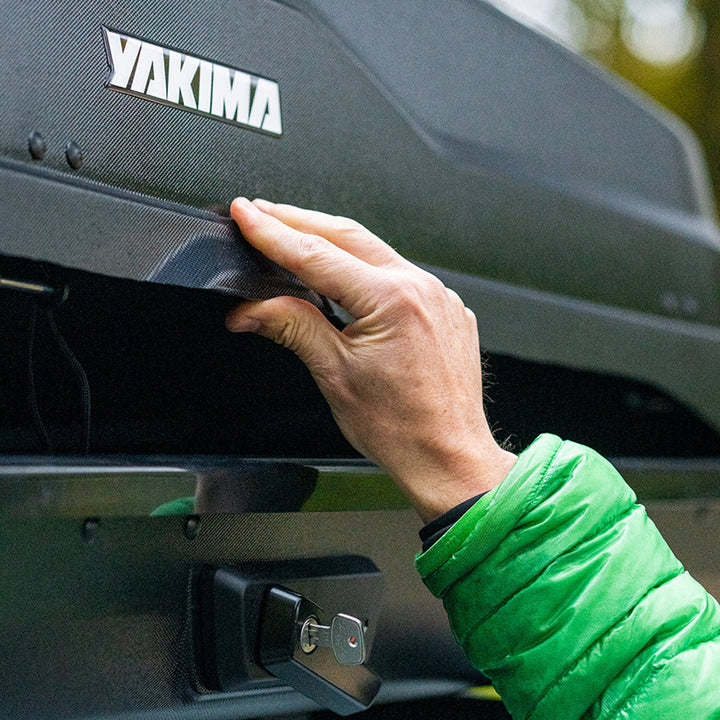 Yakima SkyBox NX Skinny 12 Rooftop Cargo Box, Fits StreamLine Crossbar, Black