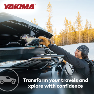 Yakima SkyBox NX Skinny 12 Rooftop Cargo Box, Fits StreamLine Crossbar(For Parts