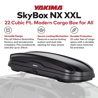 Yakima SkyBox NX XXL 22 Cubic Foot Vehicle Cargo Box (Used)