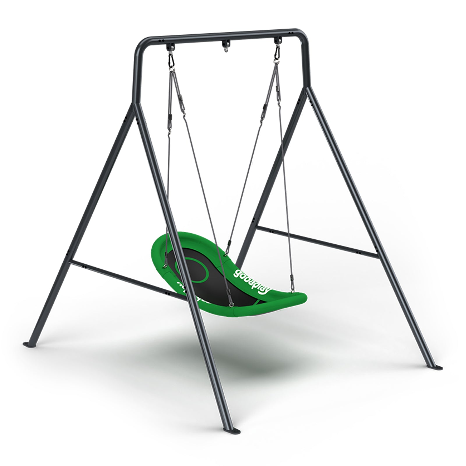 gobaplay Outdoor Swing Set Frame with Bars & gobaplay Boat Swing Platform Saucer - VMInnovations