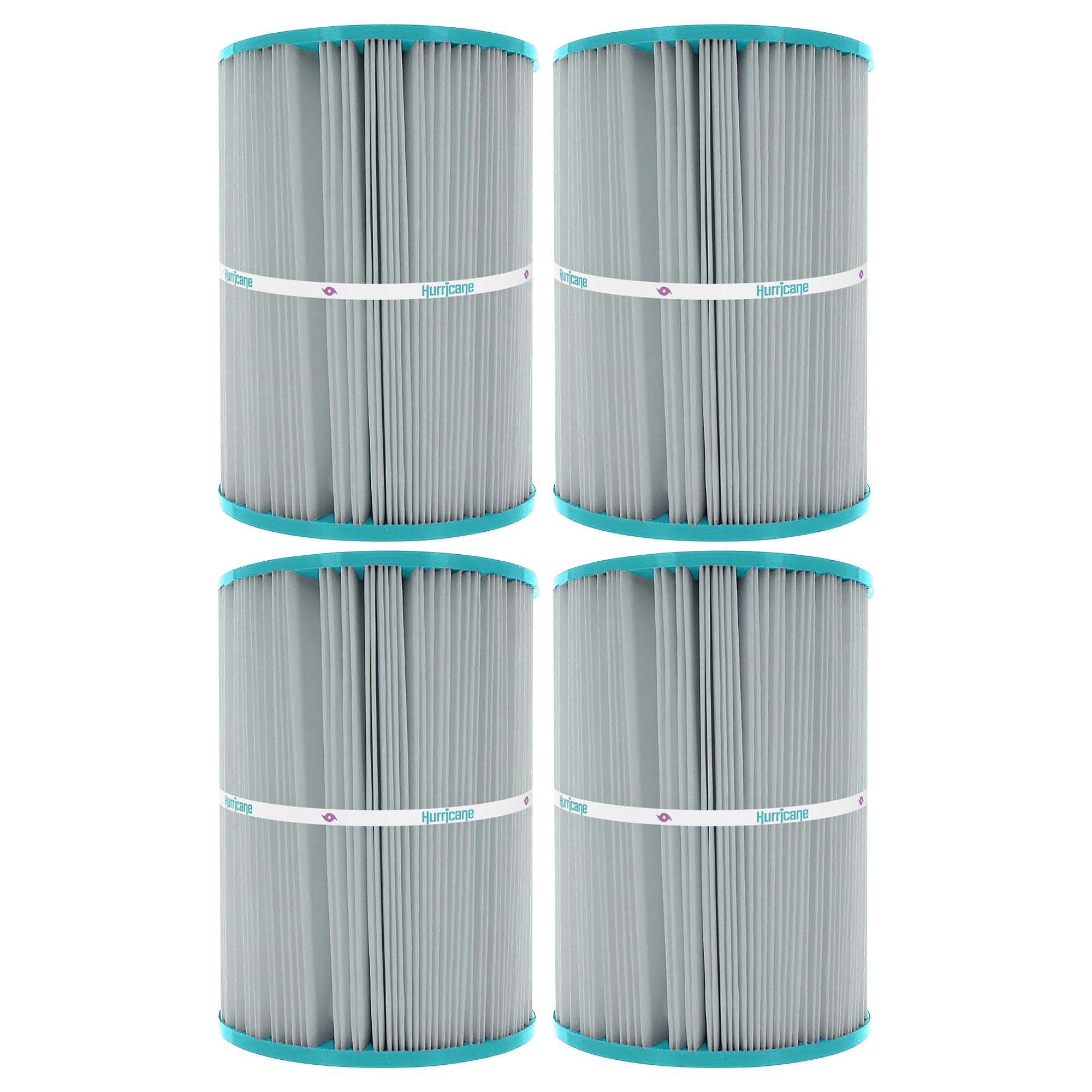 Hurricane Replacement Spa Filter Cartridge for PA25-4 & Unicel C-7626, 4 Pack