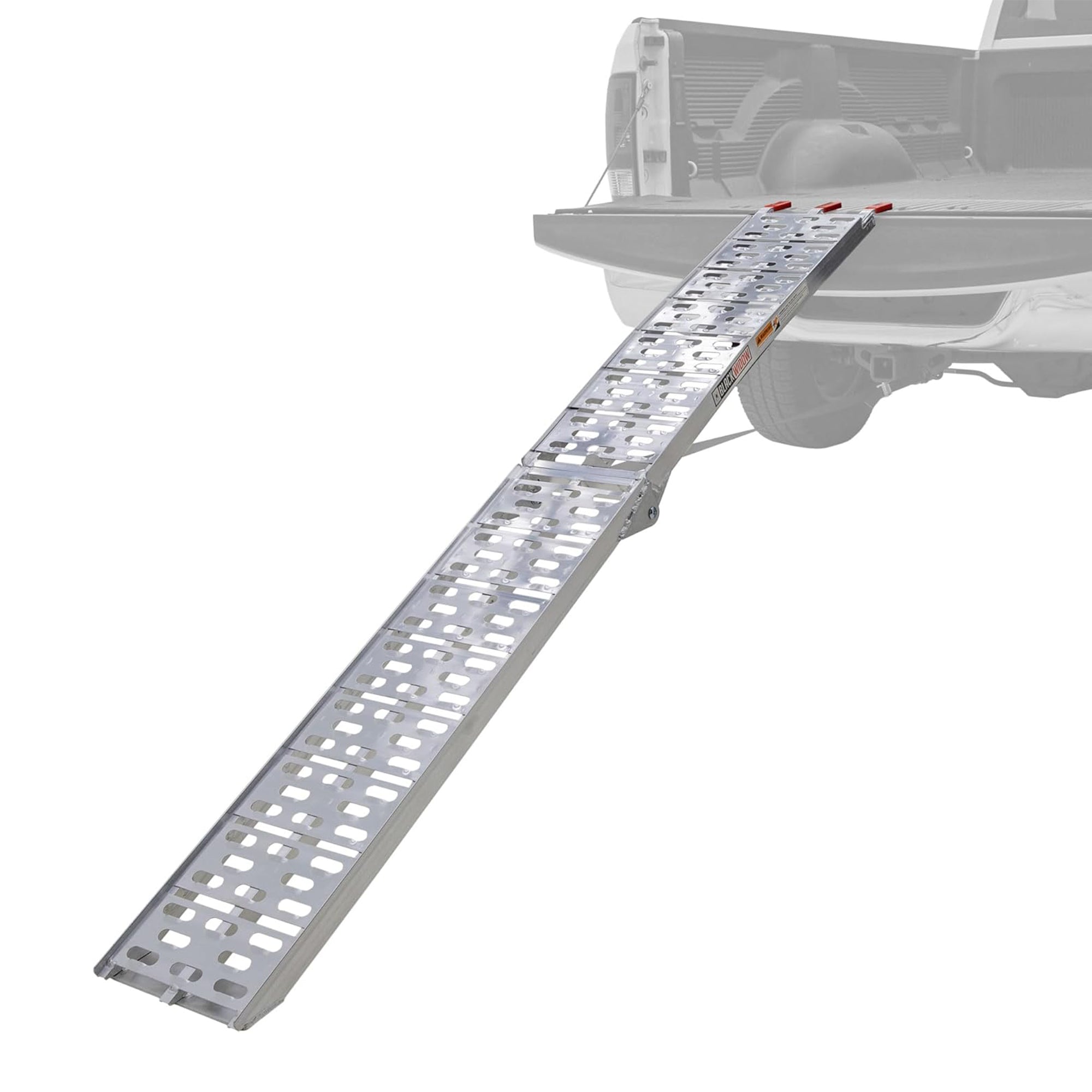 Black Widow Aluminum Folding Ramp Arched Plate, Single Runner (Open Box) - VMInnovations