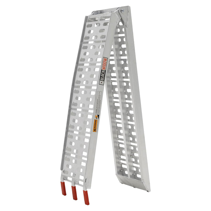 Black Widow Aluminum Folding Ramp Arched Plate, Single Runner (Open Box)