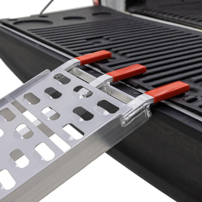 Black Widow Aluminum Folding Ramp Arched Plate, Single Runner (Open Box) - VMInnovations