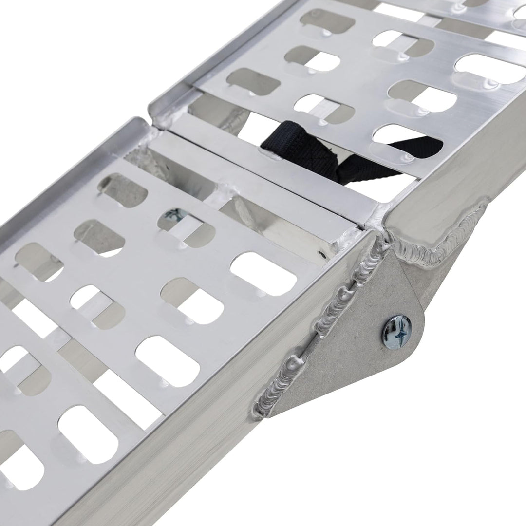 Black Widow Aluminum Folding Ramp Arched Plate, Single Runner (Open Box)