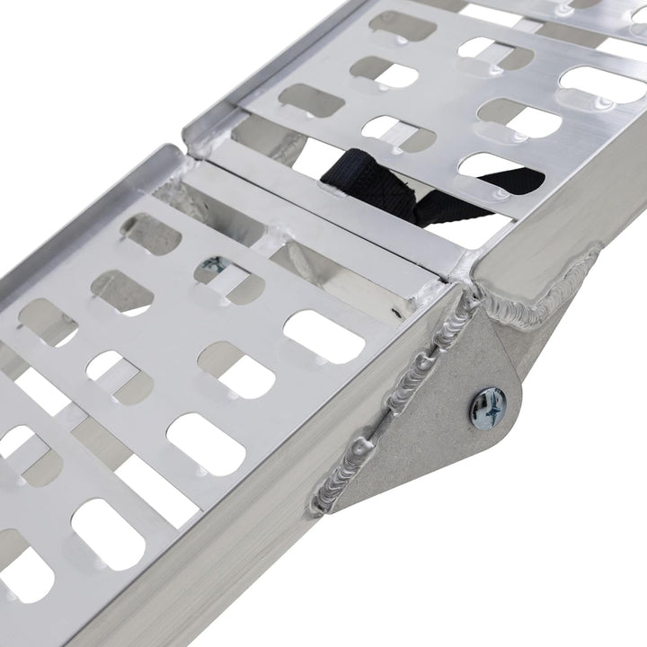 Black Widow Aluminum Folding Ramp Arched Plate, Single Runner (Open Box)
