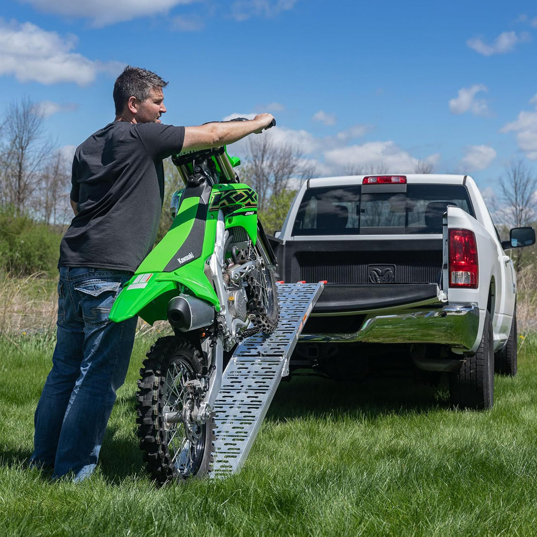 Black Widow Aluminum Folding Ramp Arched Plate, Single Runner (Open Box)