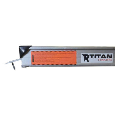 Titan Ramps 6ft Aluminum Wheelchair Entry Ramp, One Piece, 850lb Capacity (Used) - VMInnovations