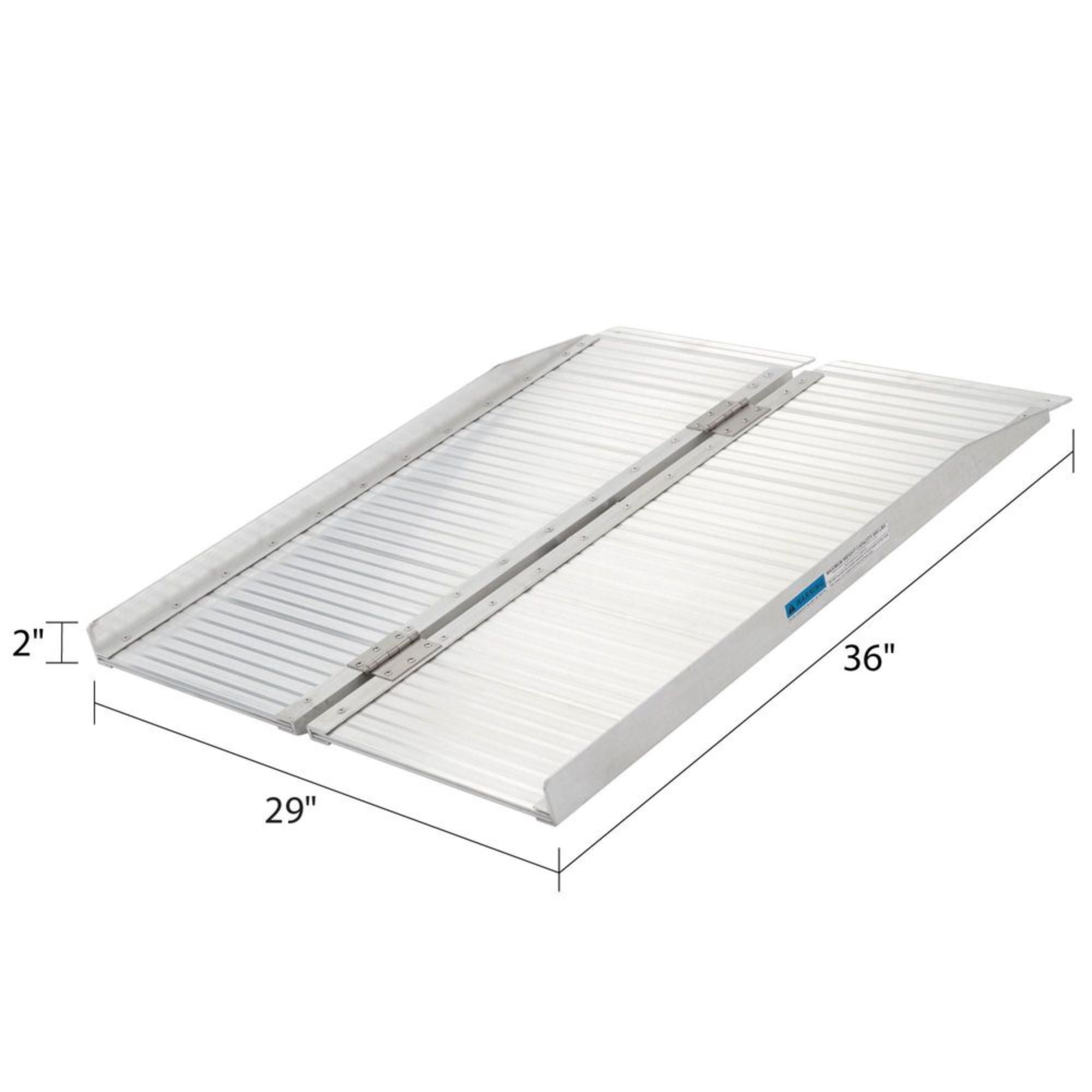 Silver Spring Mobility and Utility Ramp, 3 Foot Single Fold with 600 lb Capacity