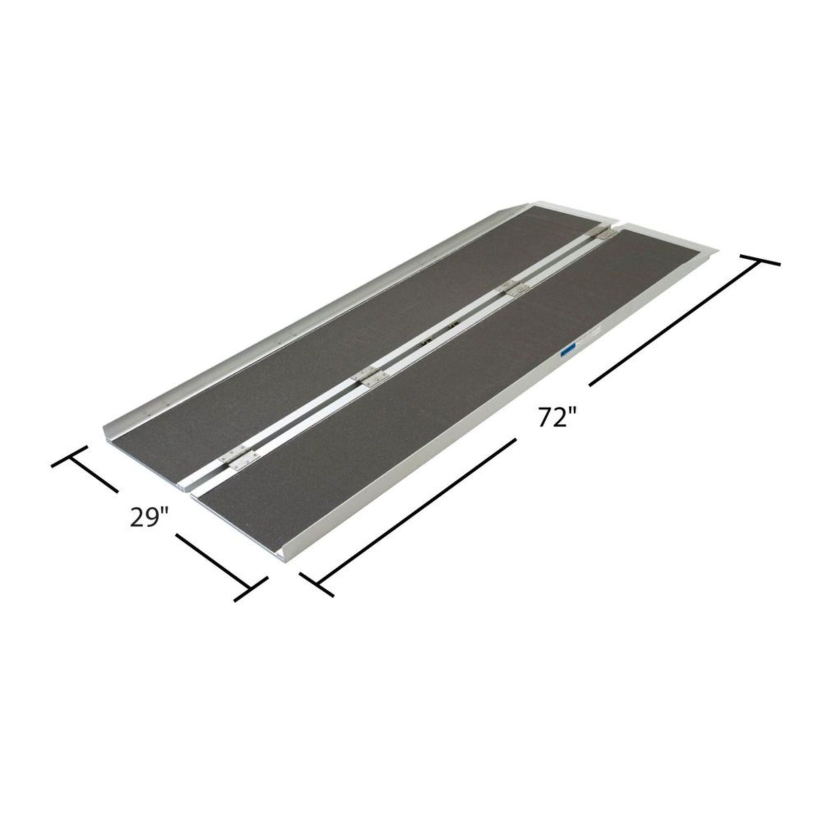 Silver Spring Mobility Ramp, 6 Foot Single Fold with Grit Surface (Open Box) - VMInnovations
