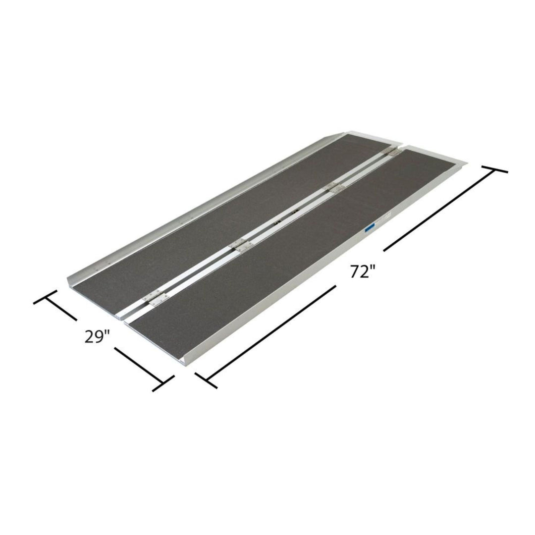 Silver Spring Mobility and Utility Ramp, 6 Foot Single Fold with Grit Surface