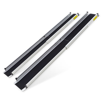 Silver Spring Telescoping Track Ramp, 3'-5' Portable Adjustable Wheelchair Ramp