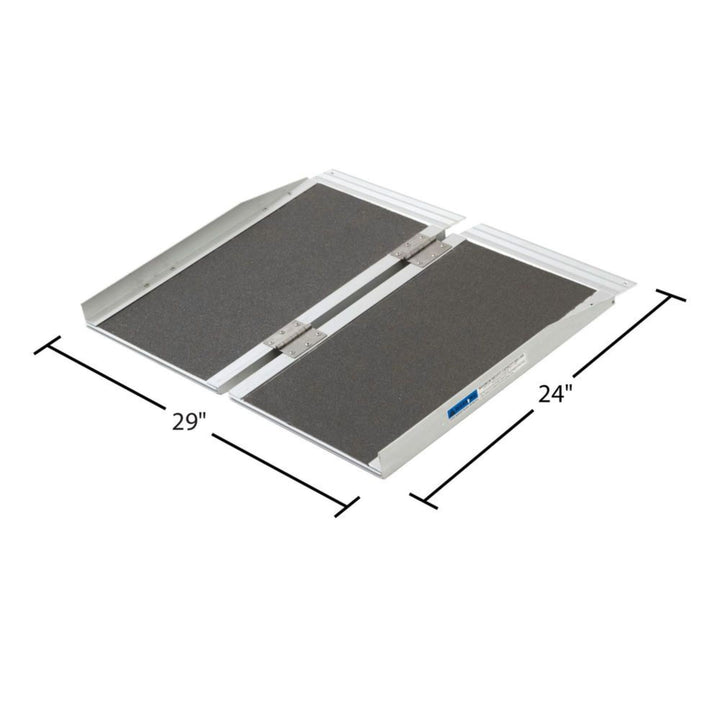 Silver Spring Mobility & Utility Ramp,2 Ft Single Fold w/ Grit Surface(Open Box)