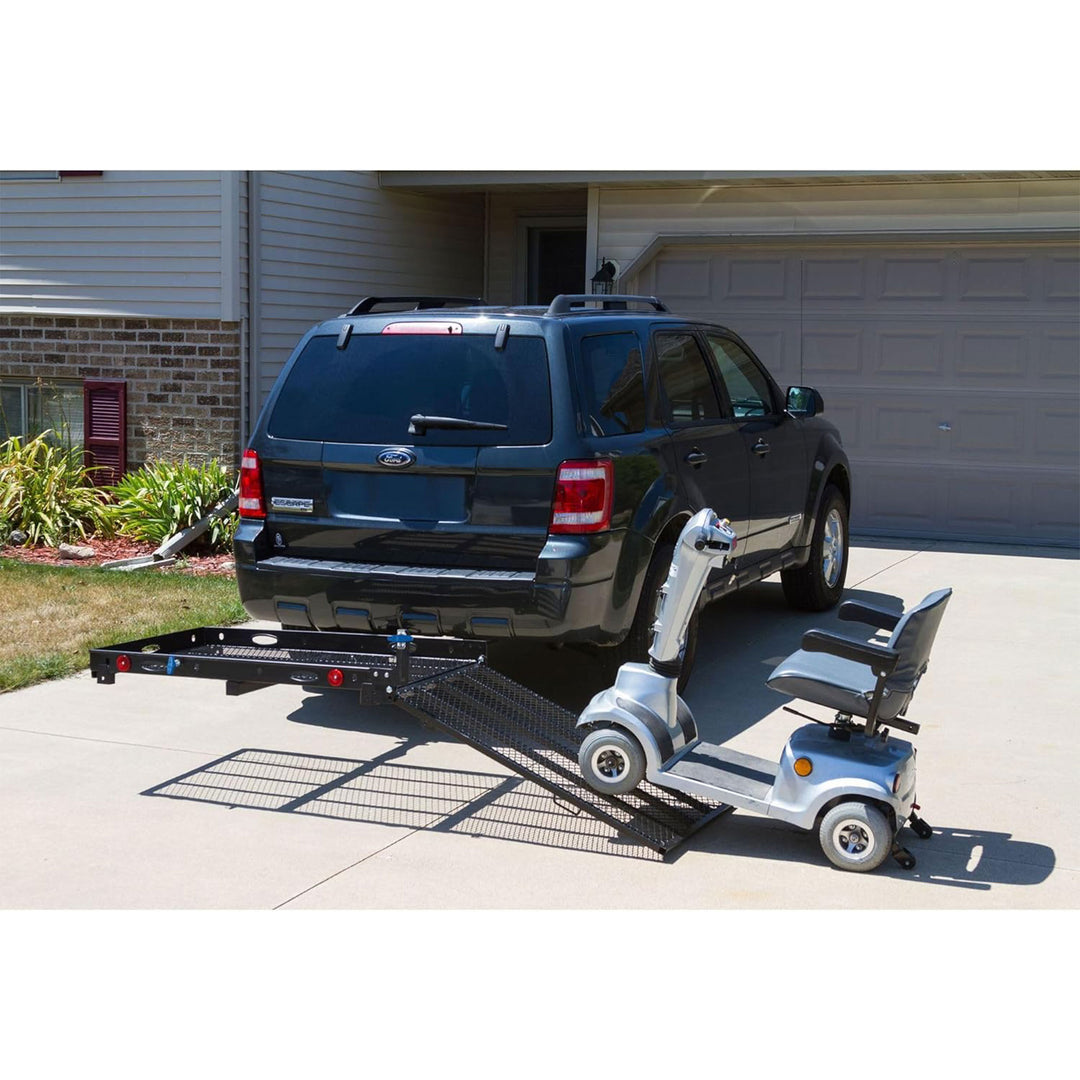 Silver Spring Steel Scooter/Wheelchair Carrier w/ Ramp & Hitch Mount(For Parts)