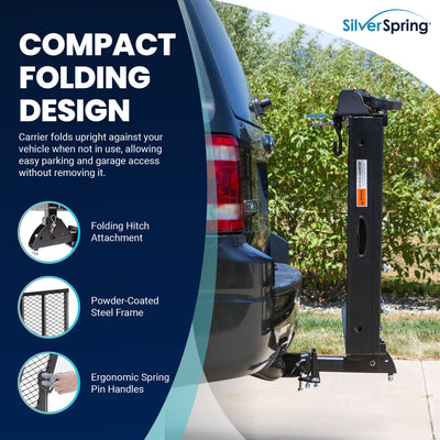 Silver Spring Folding Scooter/Wheelchair Carrier with Ramp & Hitch Mount (Used)