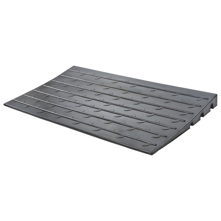 Silver Spring 2.5" Maximum Riser, Solid Rubber 3 Channel Threshold Ramp(Used)