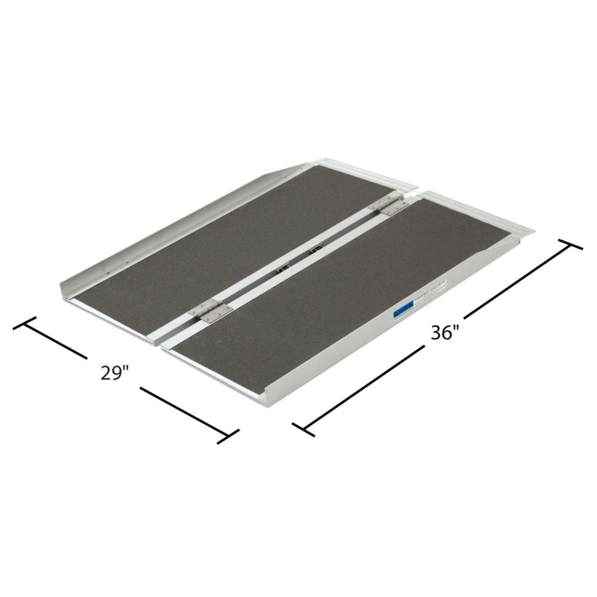 Silver Spring Mobility and Utility Ramp, 3' Single Fold w/Grit Surface(Open Box)