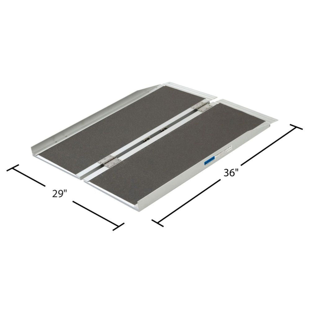 Silver Spring Mobility and Utility Ramp, 3 Foot Single Fold with Grit Surface