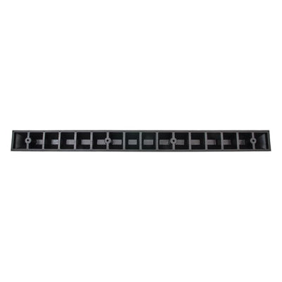 Guardian Parking Stop, 6Ft Rubber Curb with Mounting Holes, Black/Yellow, 2 Pack