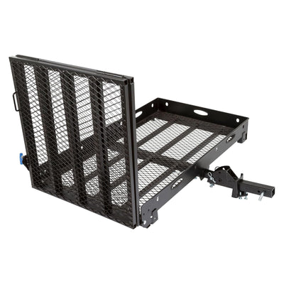 Silver Spring 48" x 28" Folding Wheelchair Carrier w/Ramp & Hitch (For Parts) - VMInnovations