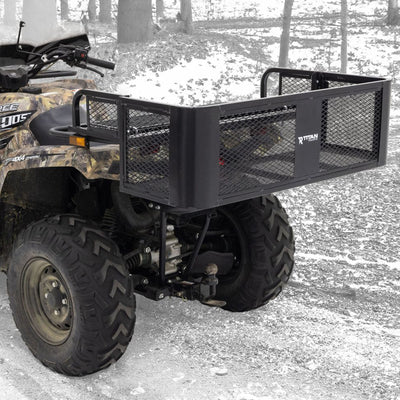 Titan Ramps Universal ATV/UTV Rear Drop Cargo Basket Rack 150lb. Capacity (Used) - VMInnovations
