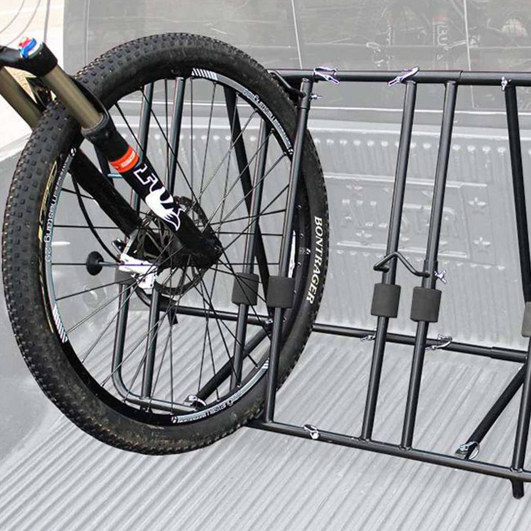 Titan Ramps Truck Bed Bike Rack with Quick Assembly, Accommodates up to 4 Bikes