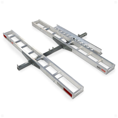 Black Widow Double Motorcycle Carrier with Ramp for 2" Hitch (For Parts)