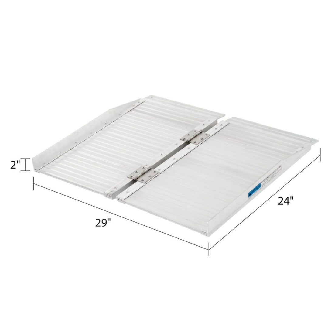 Silver Spring Mobility Ramp, 2 Foot Single Fold with 600 lb Capacity (Open Box)