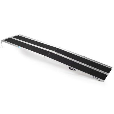 Titan Ramps 10 Foot Multi-Fold Aluminum Wheelchair Ramp, 600 Pound Capacity - VMInnovations
