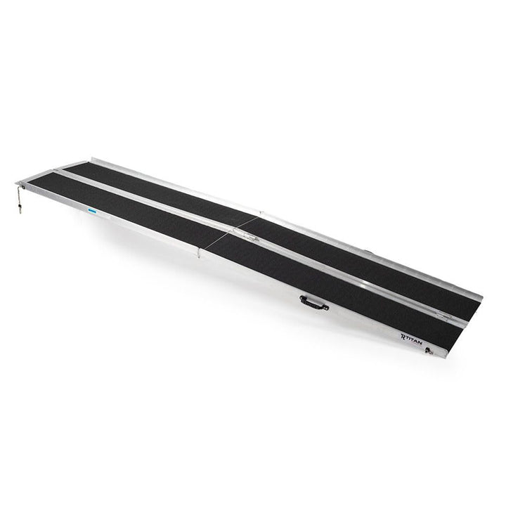 Titan Ramps 10' Multi-Fold Aluminum Wheelchair Ramp, 600lb Capacity (Open Box)