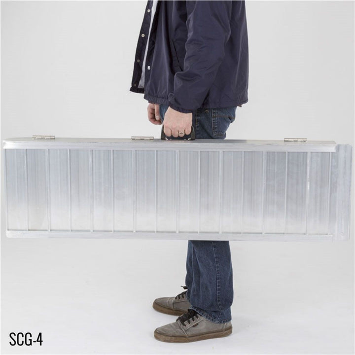 Silver Spring Mobility and Utility Ramp, 4 Foot Single Fold with 600 lb Capacity