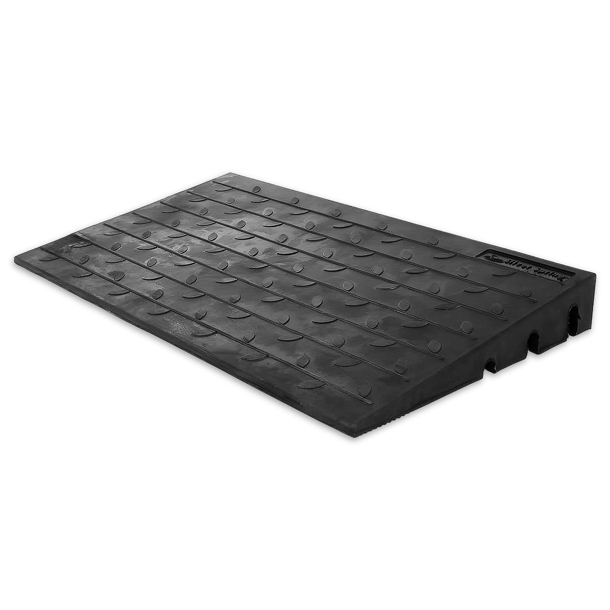 Silver Spring 4" Maximum Riser, Solid Rubber 3 Channel Threshold Ramp (Open Box)