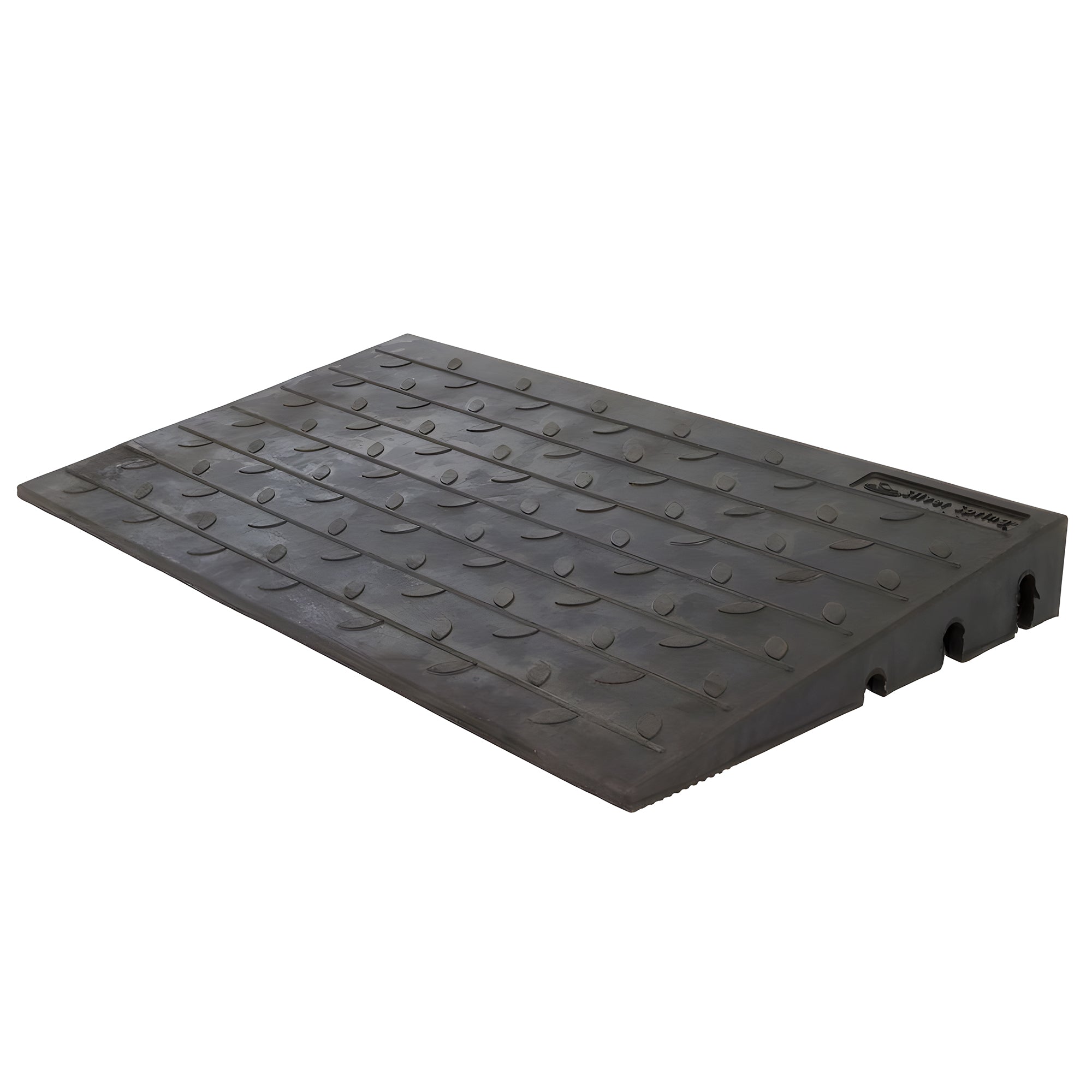 Silver Spring 4" Maximum Riser, Solid Rubber 3 Channel Threshold Ramp (Open Box)