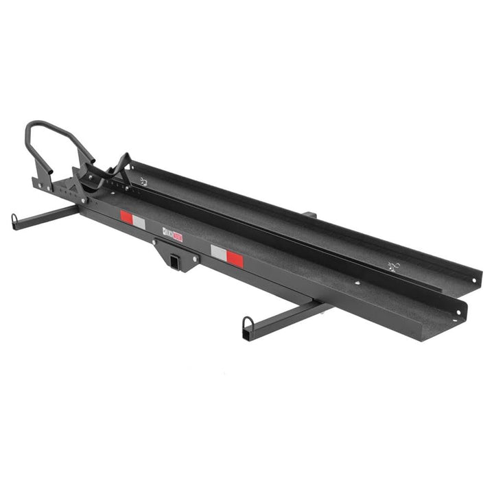 Black Widow Motorcycle Carrier w/Ramp for 2" Hitch, 600lb Capacity (Open Box)