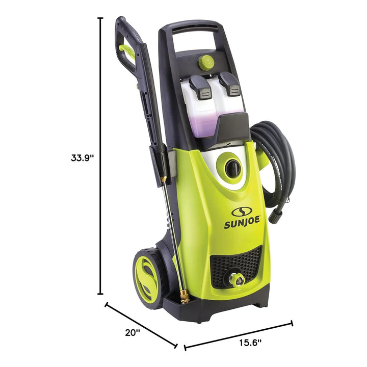 Sun Joe Electric Pressure Washer, Portable Power Washer with Wheels, SPX3000-PK1