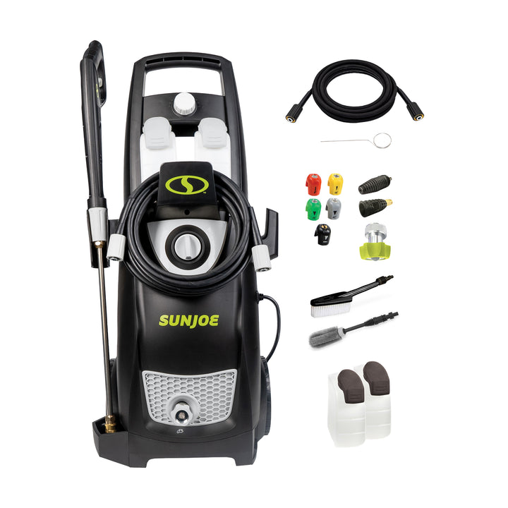 Sun Joe Electric Pressure Washer, Portable Power Washer with Wheels (Open Box)