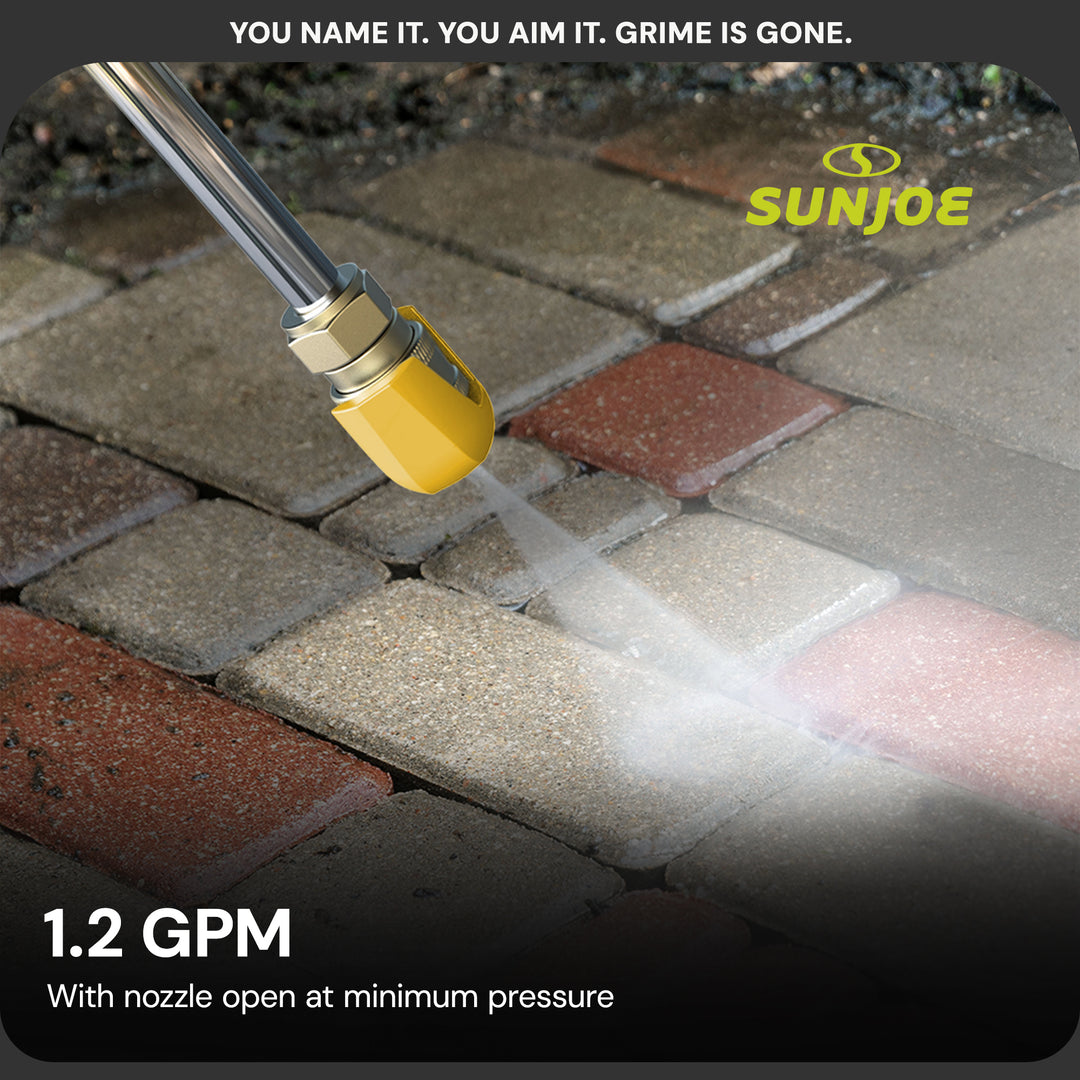 Sun Joe Electric Pressure Washer, Portable Power Washer with Wheels, SPX3000-PK1