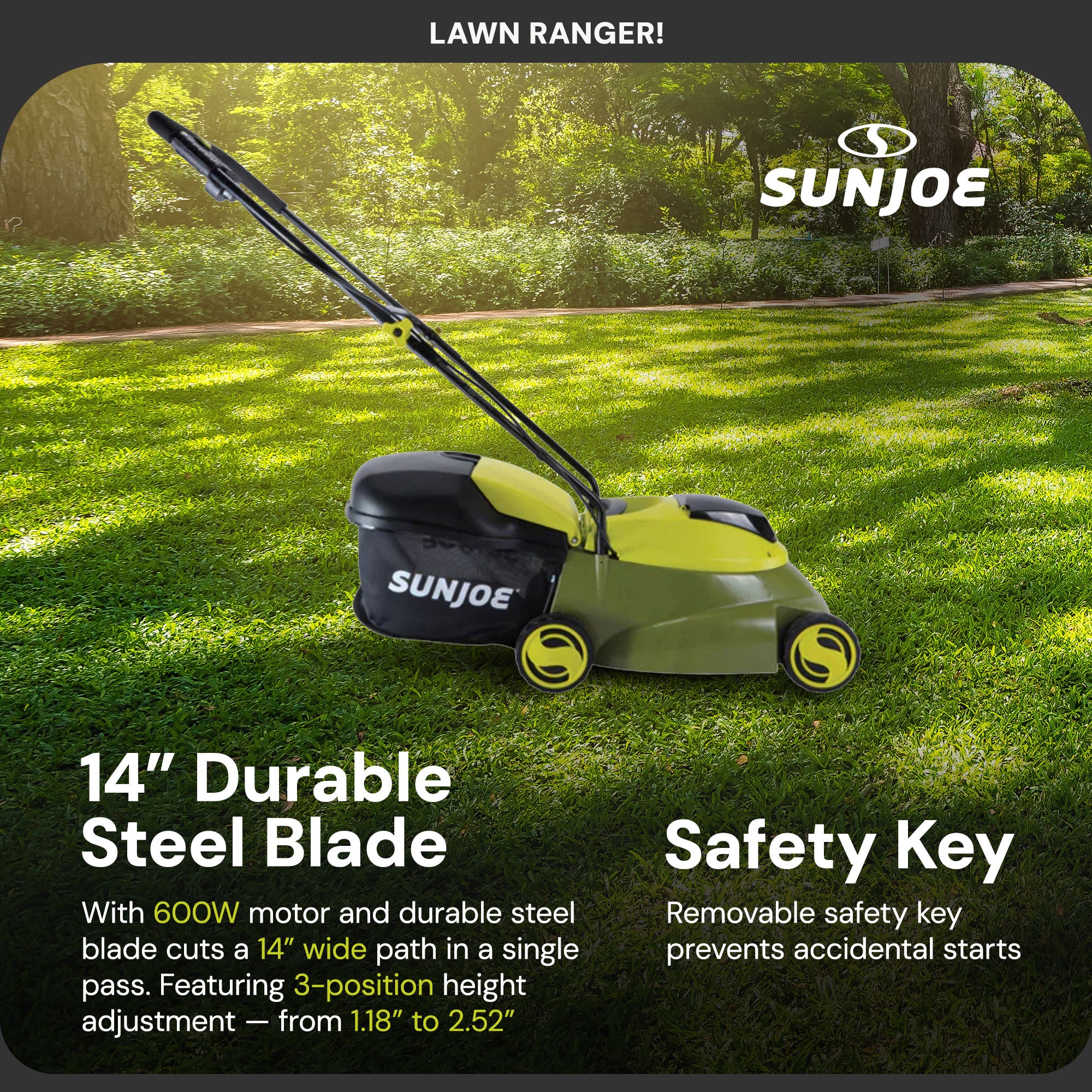 Sun Joe Walk-Behind Cordless Push Lawn Mower with Brushless Motor (Open Box) - VMInnovations