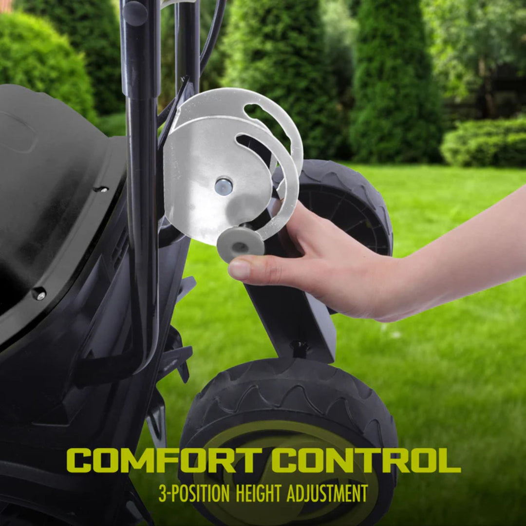 Sun Joe 24V Cordless Garden Tiller Cultivator Accessory Kit, Black, 24V-X2-TLR14