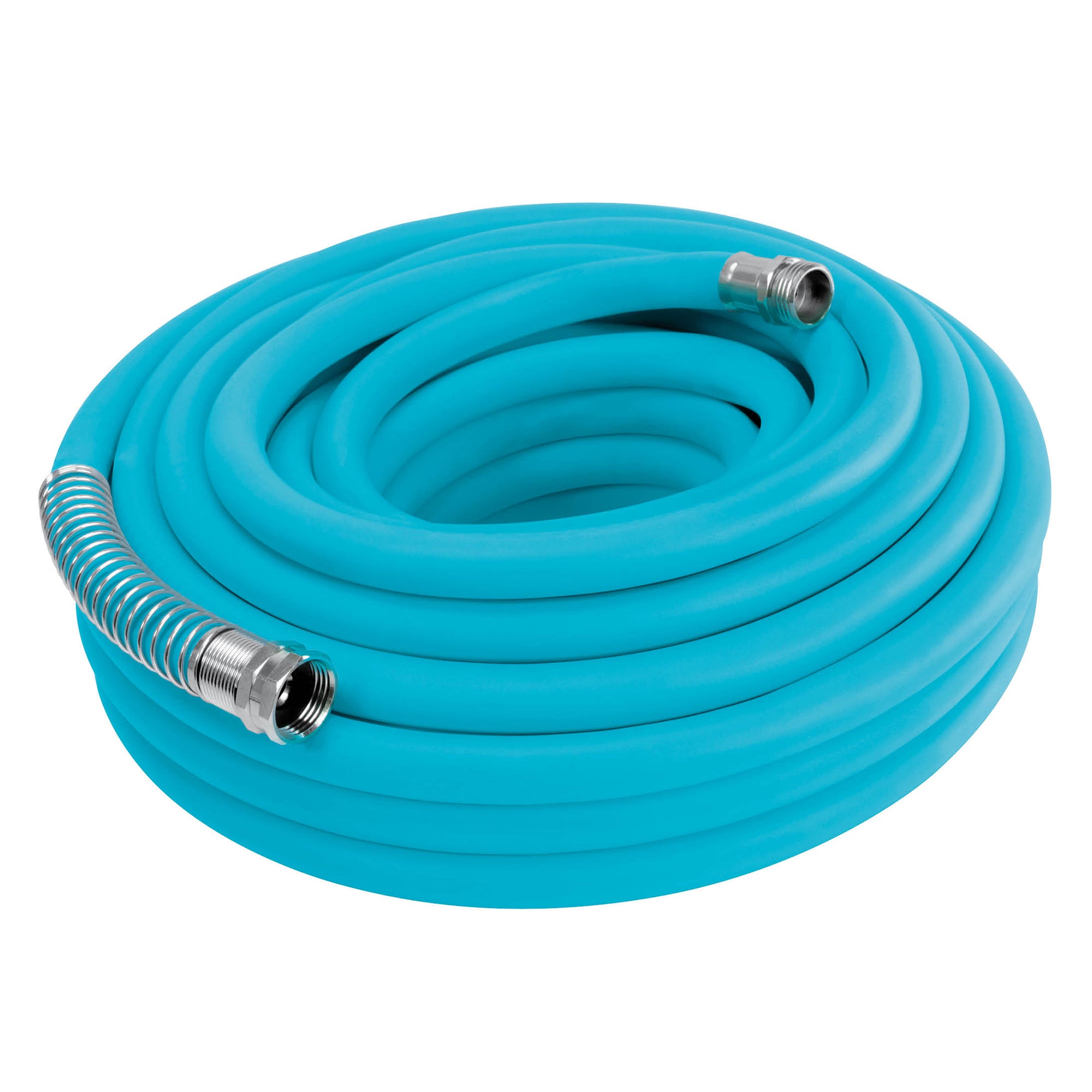 Aqua Joe 50 Ft Hybrid Polymer FLEX Garden Hose, Drinking Water Safe, AJPGH50-DWS