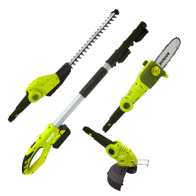 Sun Joe IONMAX Cordless Lawn Care System, Grass and Hedge Trimmer  (Open Box) - VMInnovations