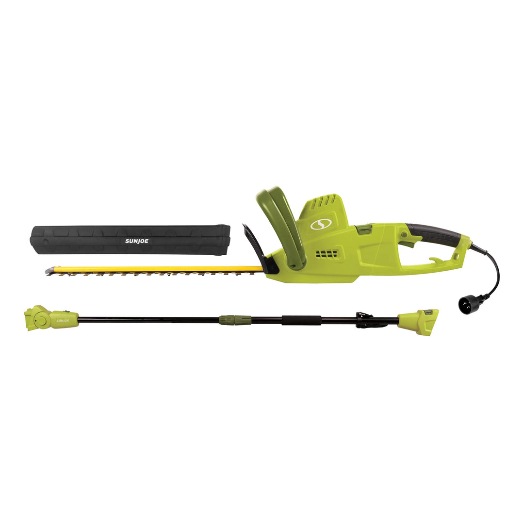 Sun Joe 19” Electric Pole Hedge Trimmer, Dual Blade Tool SJH904E (Open Box)
