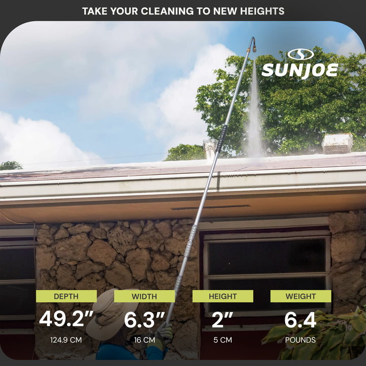 Sun Joe 9 Foot Universal Pressure Washer Sky Lance Extension Wand Kit, SPX-SRL9