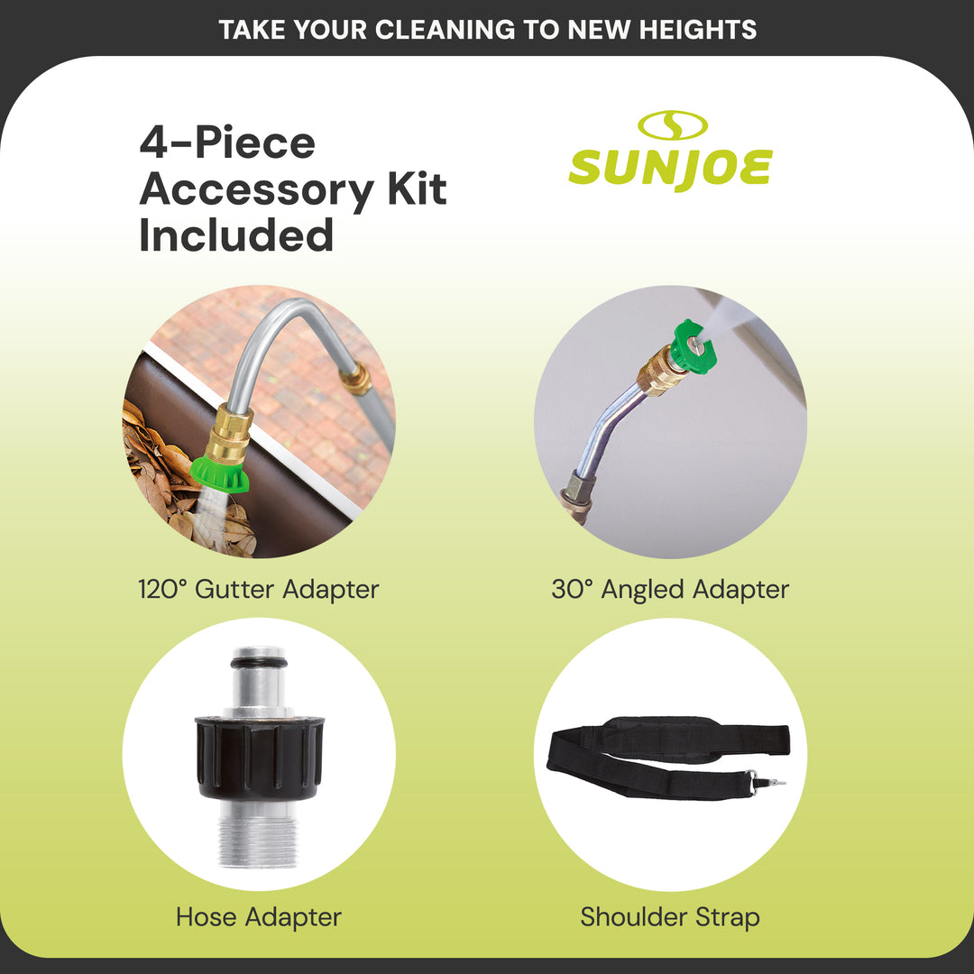 Sun Joe 9 Foot Universal Pressure Washer Sky Lance Extension Wand Kit, SPX-SRL9